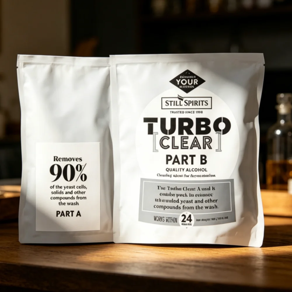 Still Spirits Turbo Clear 130g Finings Agent for Distilling Alcohol Efficient Wine Clear Powder for Home Brewing Clarification