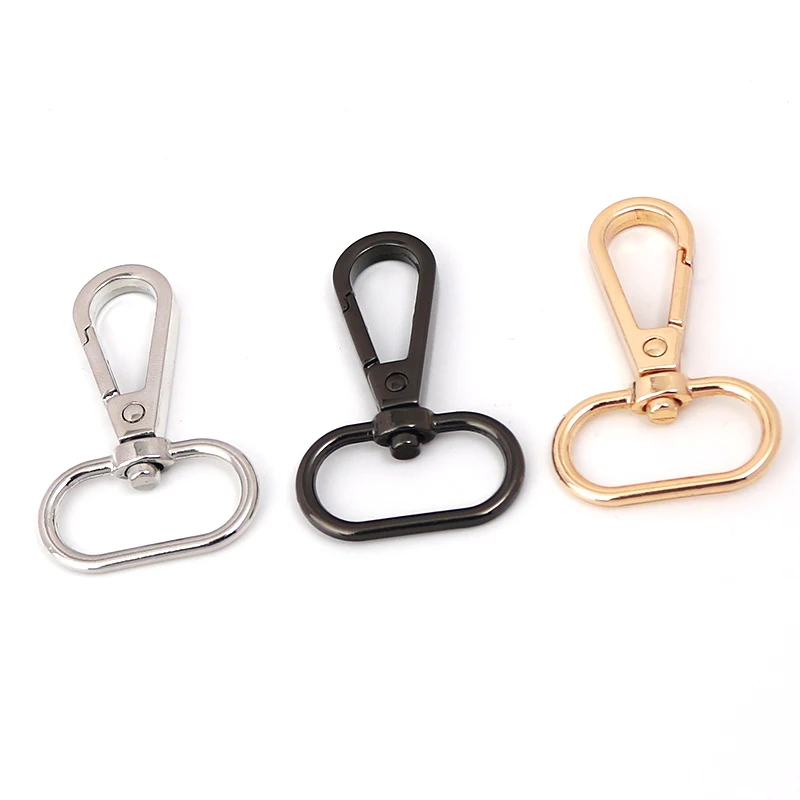 

16-38mm Bag Strap Hook Buckle Metal Swivel Lobster Clasp DIY Webbing Snap Hooks Keychain Trigger Buckles Accessory