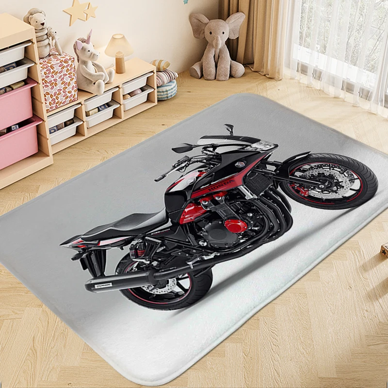 Washable Non-slip Kitchen Rug A-Hondas Aesthetic Rug for Bed Room Floor Carpet for Bedroom Bath Mat House Interior Entrance Mat