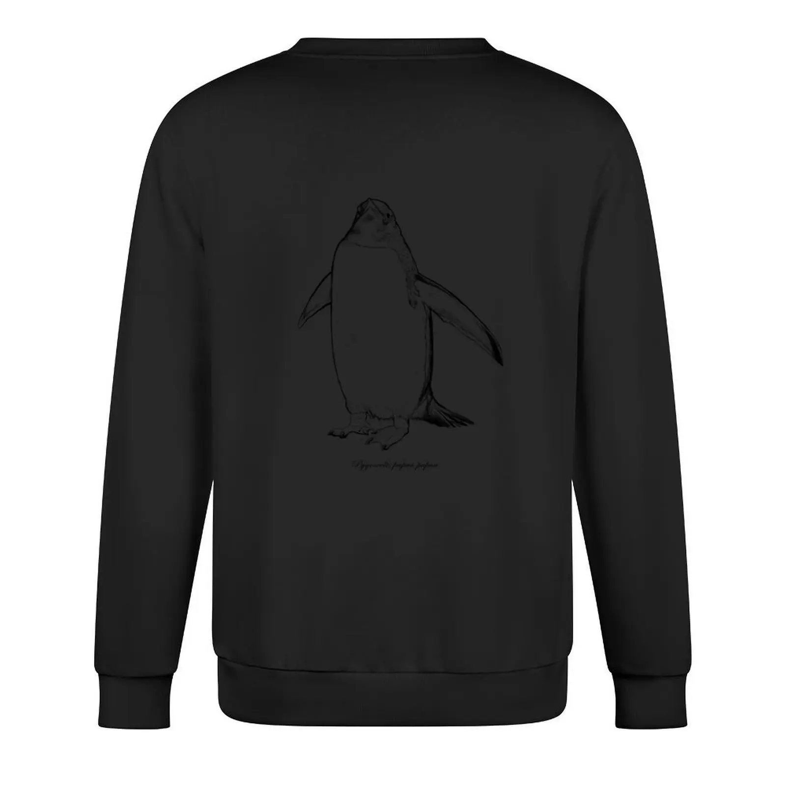 Gentoo Penguin Sketch Пуловер мужское пальто мужская одежда мужской зимний свитер дизайнерская толстовка с капюшоном для Фото №3