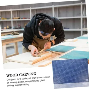 Single side pvc cut mat, patchwork pad cut for workbench, patchwork sewing, diy manual, knife engraving, leather plate, a3 5 Main Sales Cut and Sewing - №3