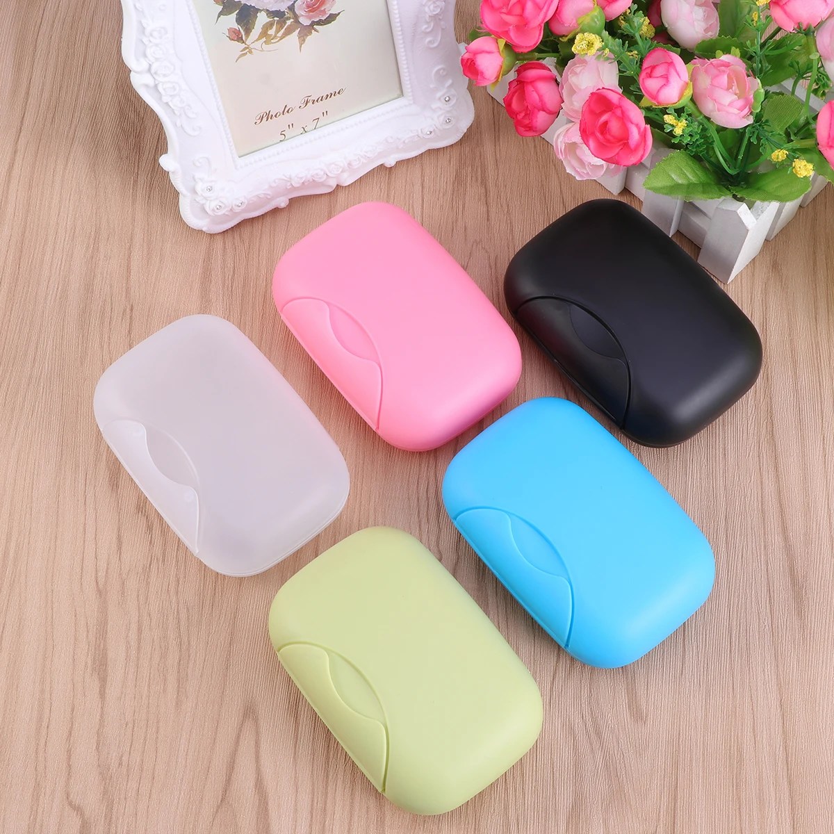 

Large Portable Soap Case Green Secure Lock Design for Travel Bathroom Outdoor Activities Waterproof Soap Box Storage Solution