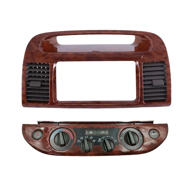 

M49K-1Set DVD Radio Fascia Center Dash Air Outlet&Climate Control Heater A/C Switch Panel For Toyota Camry 02-06 55902-06040