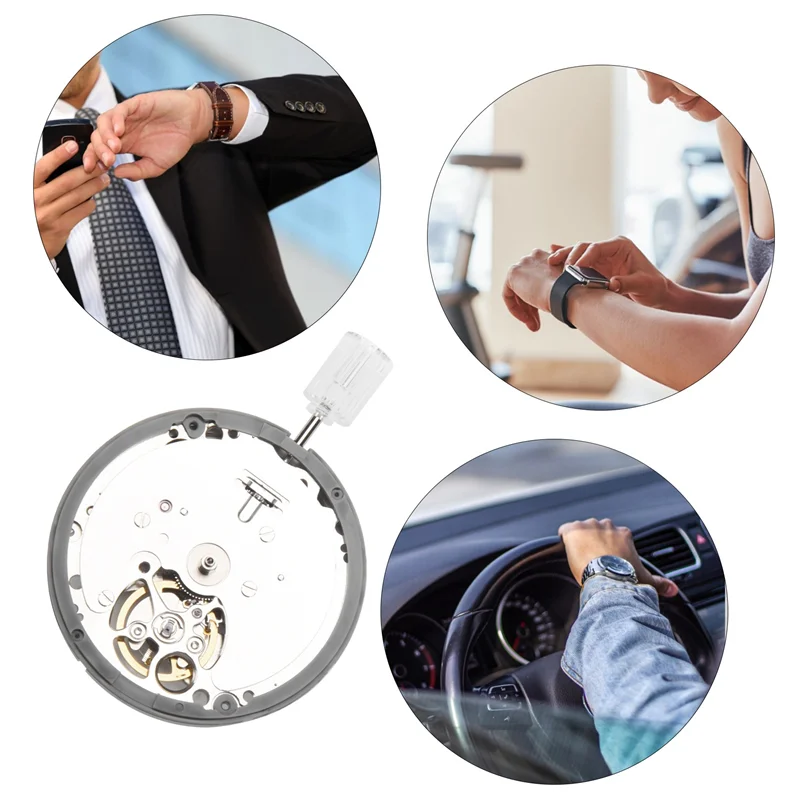 

AC23-2Pcs NH38 Movement Standard NH3 Series Automatic Mechanical Watch Movt Parts For Seiko SII NH38/NH38A Watch Parts