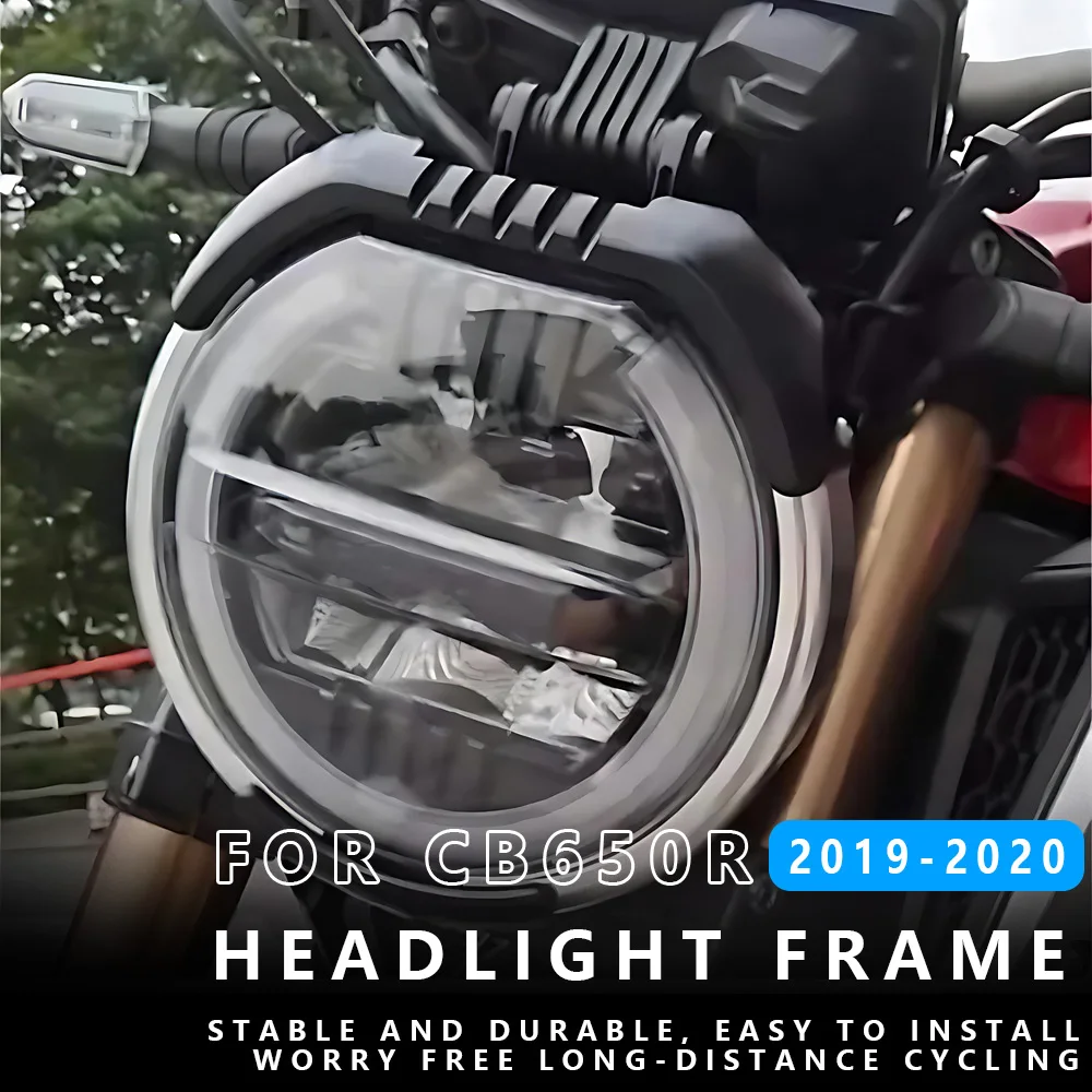 

MTKRACING For HONDA CB650R 2019-2020 Motorcycle Grill Cover Headlight Guard Head Lamp Protector