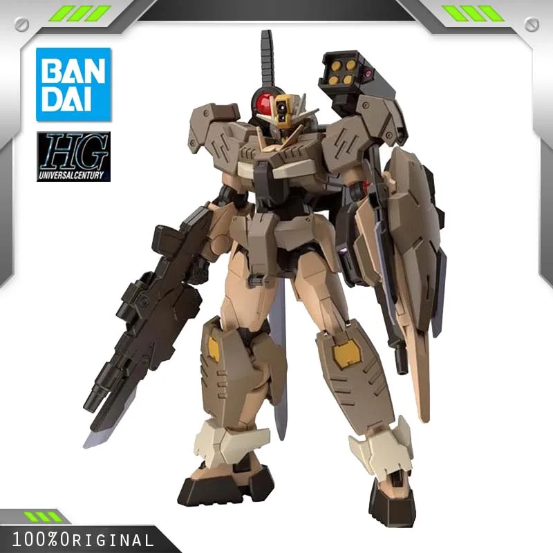 

Pre Sale BANDAI Anime HG 1/144 Gundam 00 Command Qan Desert Type Assembly Plastic Model Kit Action Toys Figures Gift