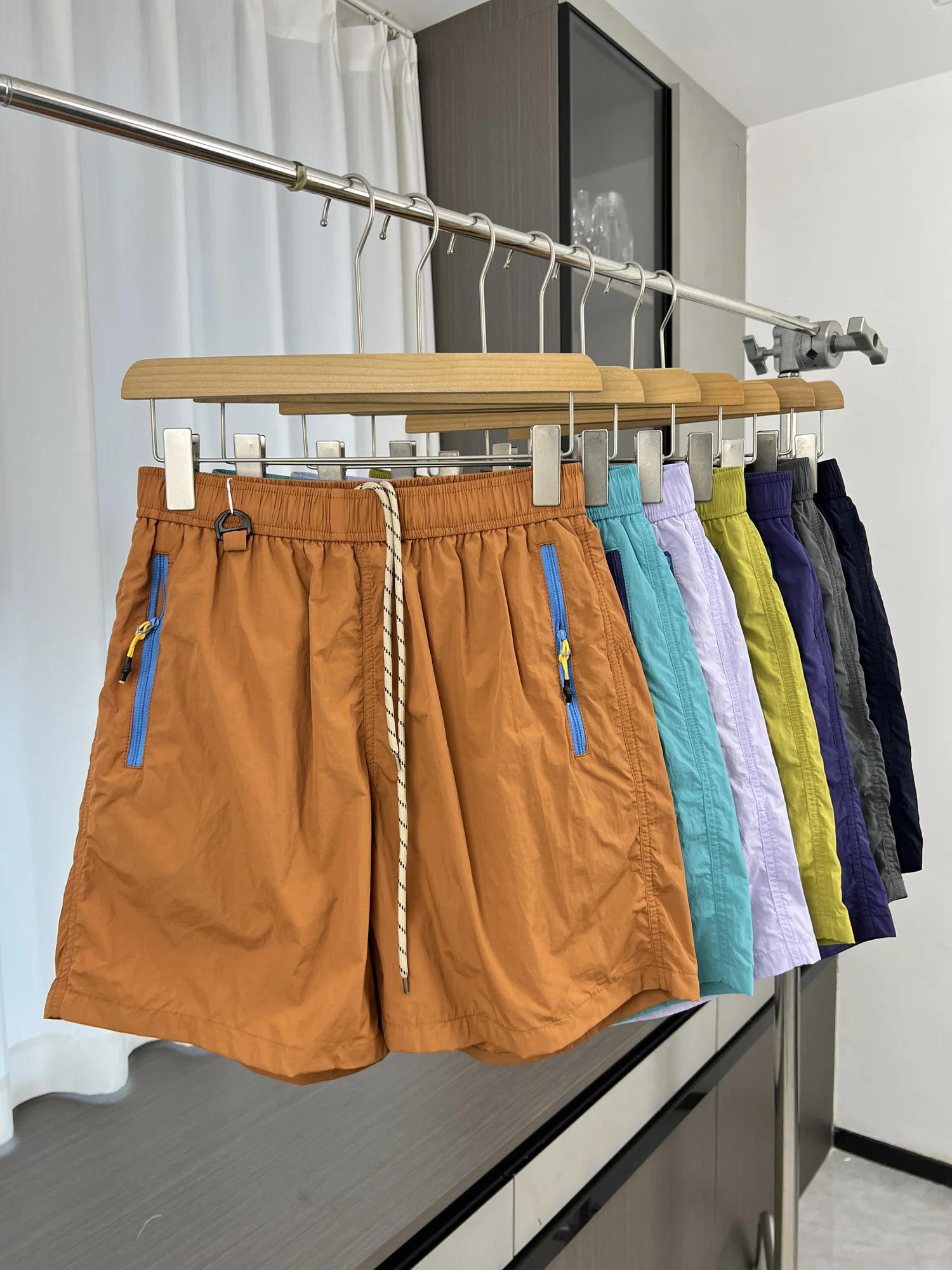 

Outdoor Hiking orts Qui Dry Breathable Men's Five Inch Pants Couple Sle Summer Casual Loose Fit Straight Leg Trousers