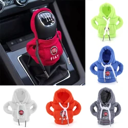 Sudadera con capucha Universal para coche, cubierta de cambio de marchas, accesorios interiores para FIAT 500, Grande, Stilo, Freemont, Punto, Astra, Bravo, 500X, Ducato