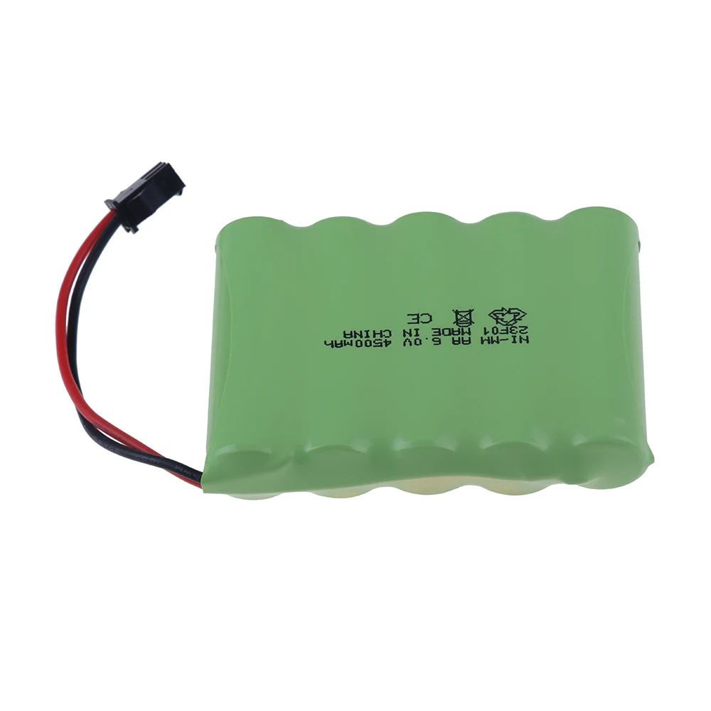 Upgrade 6v 4500mah NiMH Battery For Rc Toy Cars Tank Truck Robots Guns Boats Parts AA Ni-MH 6v Rechargeable Battery Pack 3500mAh