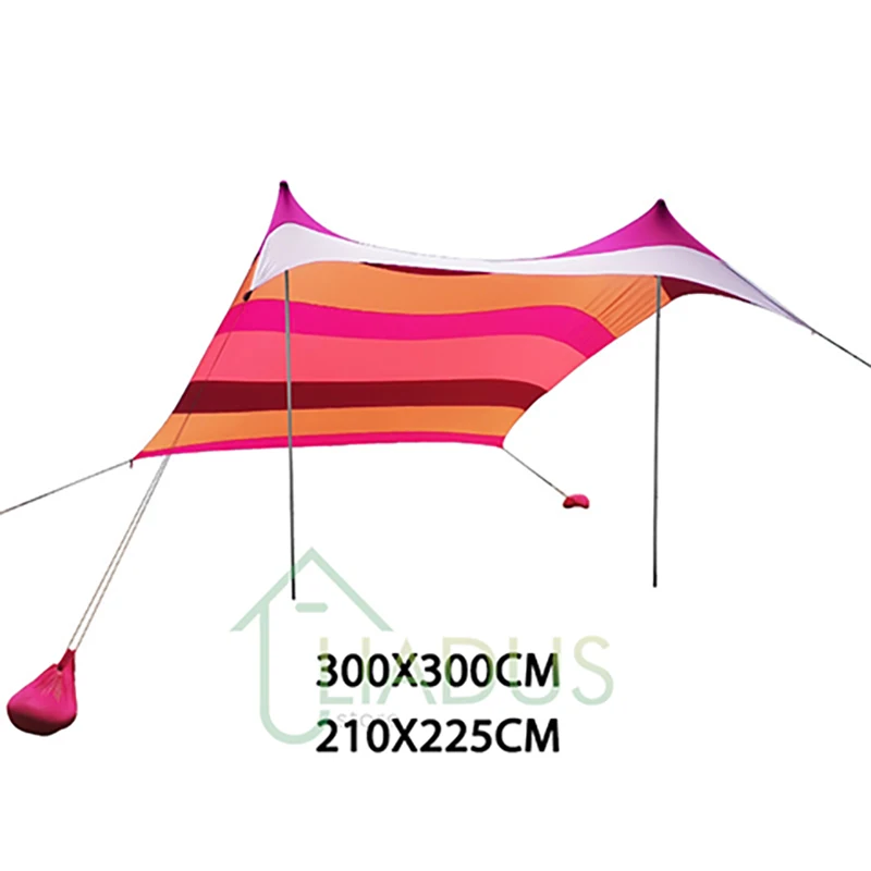 

Портативный открытый приморский пляжный парк трава кемпинг солнцезащитный козырек УФ-анти-ультрафиолетовый солнцезащитный навес палатка для вечеринки