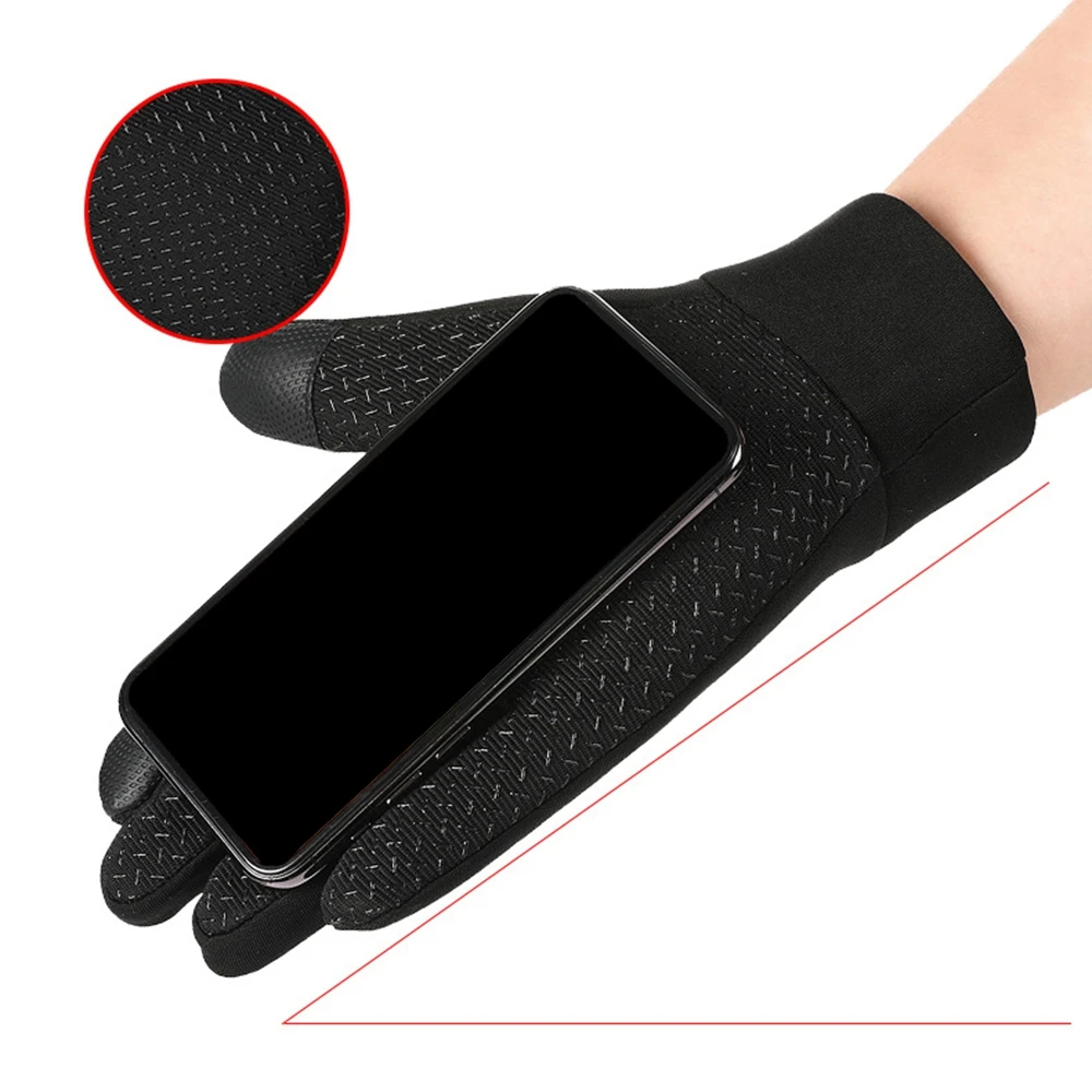 Fashion Warm Mittens Winter Glove Windproof Skin-friendly Full Finger Gloves Non-slip Waterproof Cycling Gloves Sports