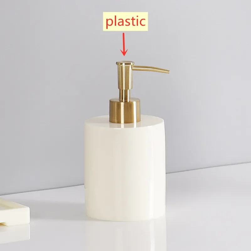 1pc Nordic Bathroom Accessories Set Resin Liquid Soap Bottle Shampoo Dispenser Tissue Box Tray Washing Tools Restroom Organizer