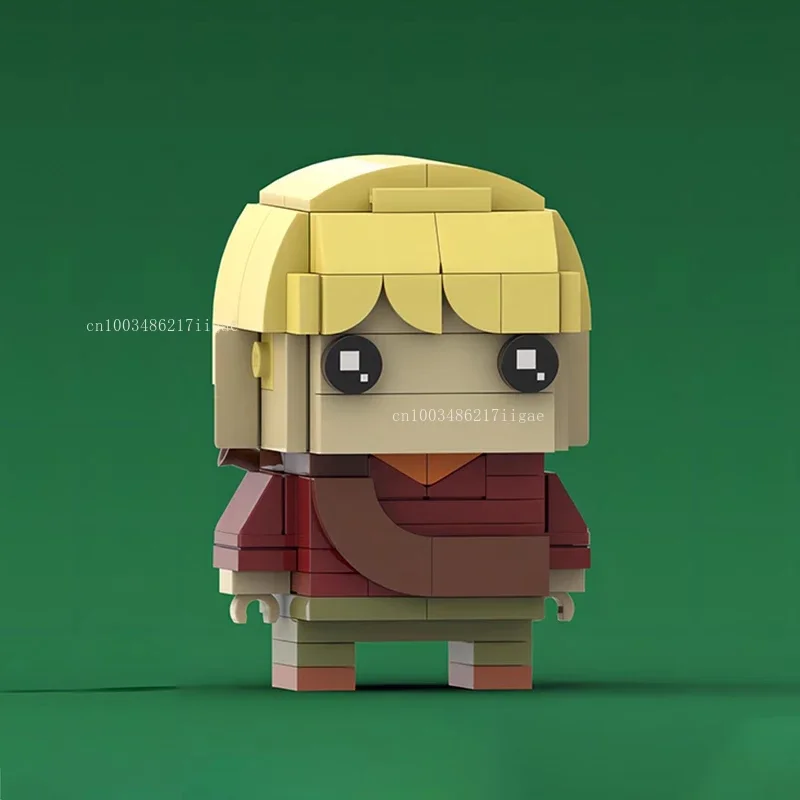 MOC Home Aloned Brickheadz كيفن نموذج اللبنات أفلام عمل أرقام MOC-131256 فكرة مجموعة تجميع الطوب اللعب الهدايا