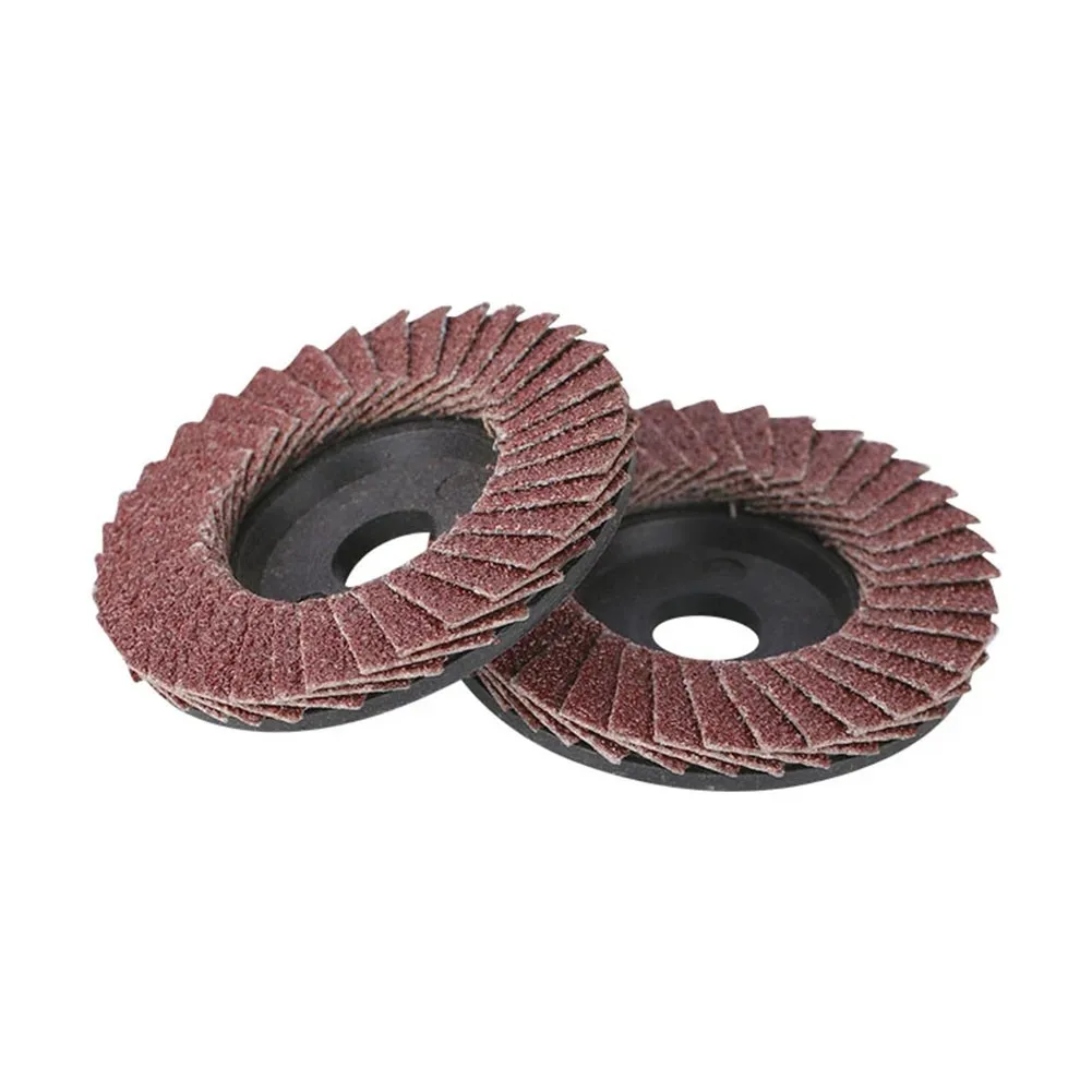 5pcs Flat Flap Discs 50/75mm 3 Inch Sanding Discs 80 Grit Grinding Wheels Blades Wood Cutting For Angle Grinder