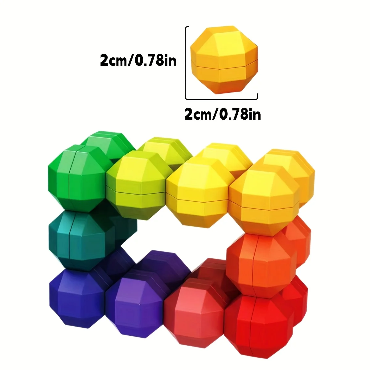 子供用パズル、インタラクティブな論理的思考トレーニングおもちゃ、多用途のビーズカラーのストレス解消ボール、ストレス解消キューブ
