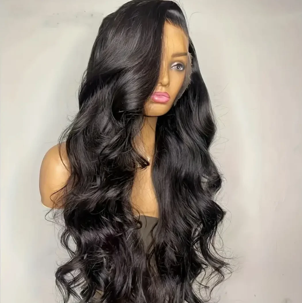 Everyday Elegance |Stylish Black Curly Mid-Section Synthetic Wig for Women Heat Resistant,Voluminous Waves,role-playing,Carnival image 5
