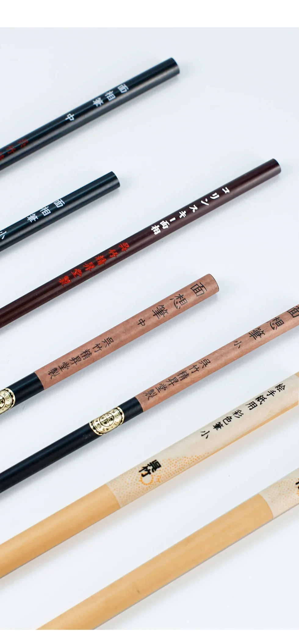 Japan Kuretake ZIG Menso Kalligraphie-Pinselstift, Cartoonist, Aquarellmalerei, Comic-Linienzeichnung und Illustration, gemischte Haarspitze – Detail 5