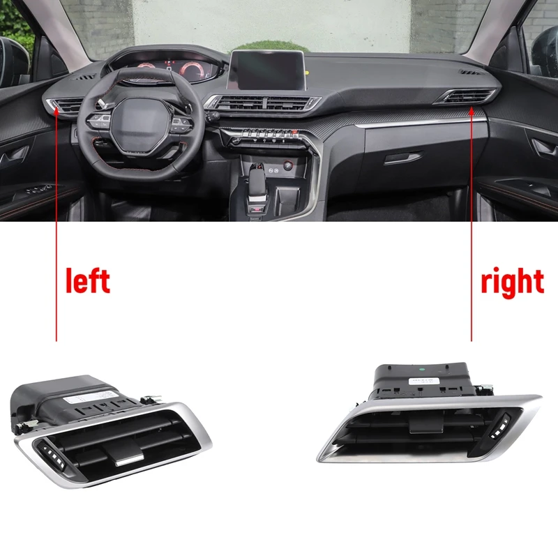 For Peugeot 3008 4008 5008 Instrument Desk Intermediate Outlet Air-Conditioning Outlet