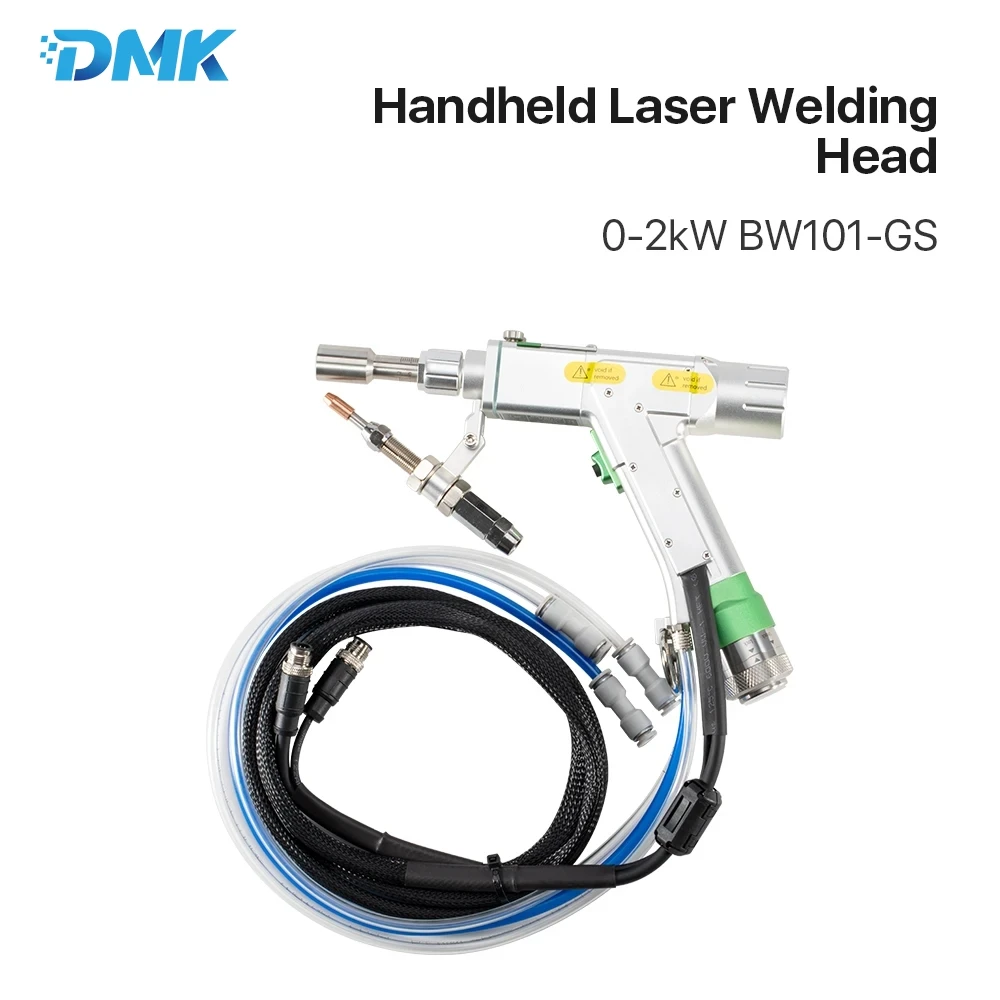 DMK رأس لحام بالليزر Raytools الأصلي BW101-GS 0-3kW يده لحام بندقية لحام/تنظيف/القطع/تنظيف التماس 4 في 1 لحام