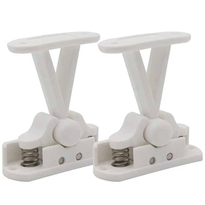 A69ERV For Motorhome Door Lock Stopper Clip Latch Stop Retaining Catch Holder Set For Door Stopper Clip For Motorhome Caravan