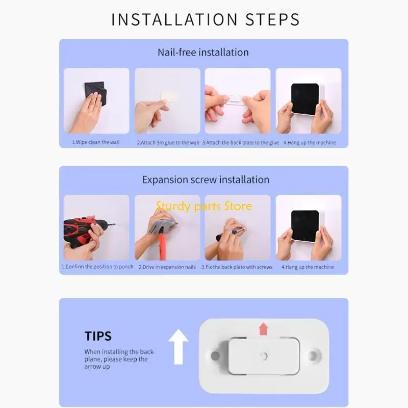 

97QC 400ml Auto Soap Dispenser Wall Mount Touchless Soap Dispenser 3 Dispensing Modes