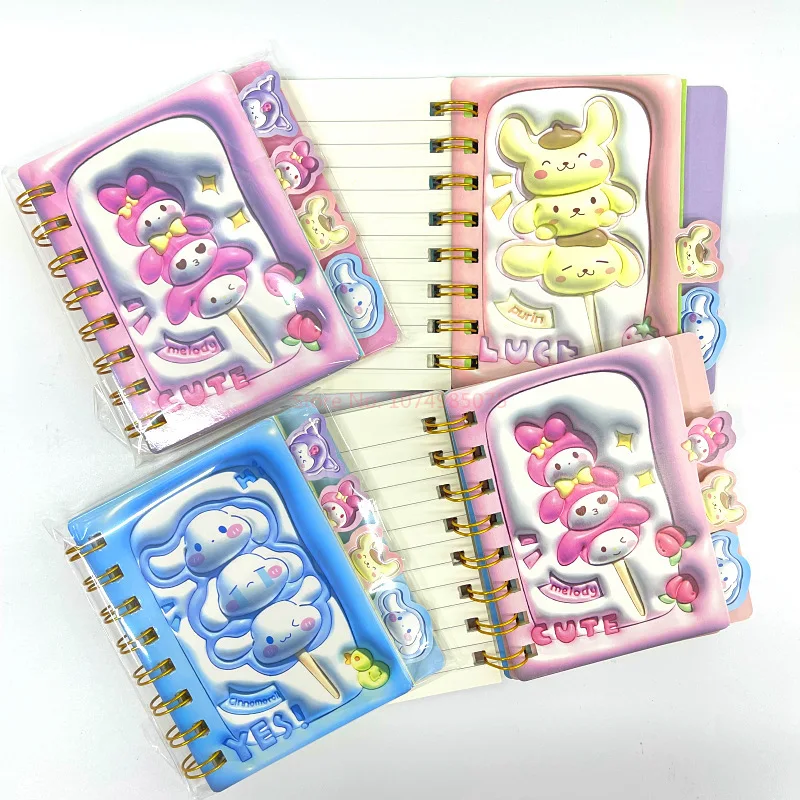 20 Pcs Labubu Coil Notebook Cartoon Portable Coil Book pianificatori giornalieri Notepad Office Student Stationery Wholesale