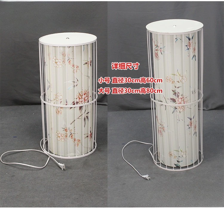 New wedding props road lead simple wrought iron bird cage decorative ornaments luminous bird cage photography props