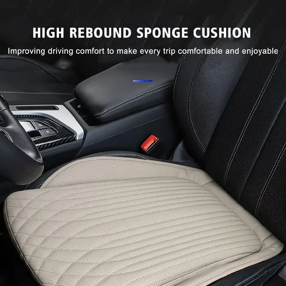 

New Front Car Seat Cover PU Leather Cars Seat Cushion Protector Automobiles Universal Mat Chair Seat Car Auto Pad Accessories
