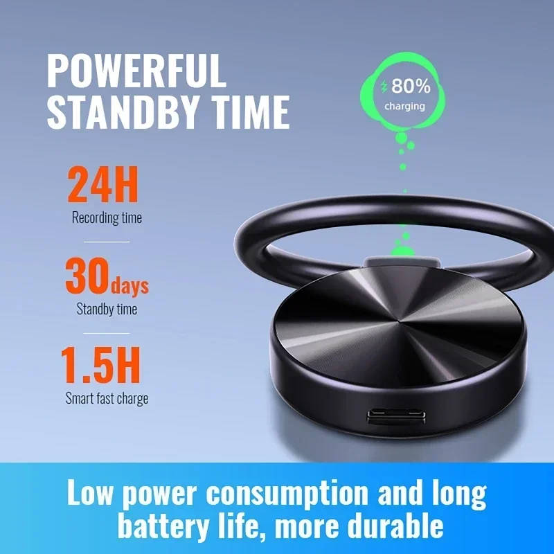 32GB Keychain Portable DSP Noise Reduction One-click Recording Voice Control Recorder Digital Dictaphone 4GB/8GB/16GB MP3 Player