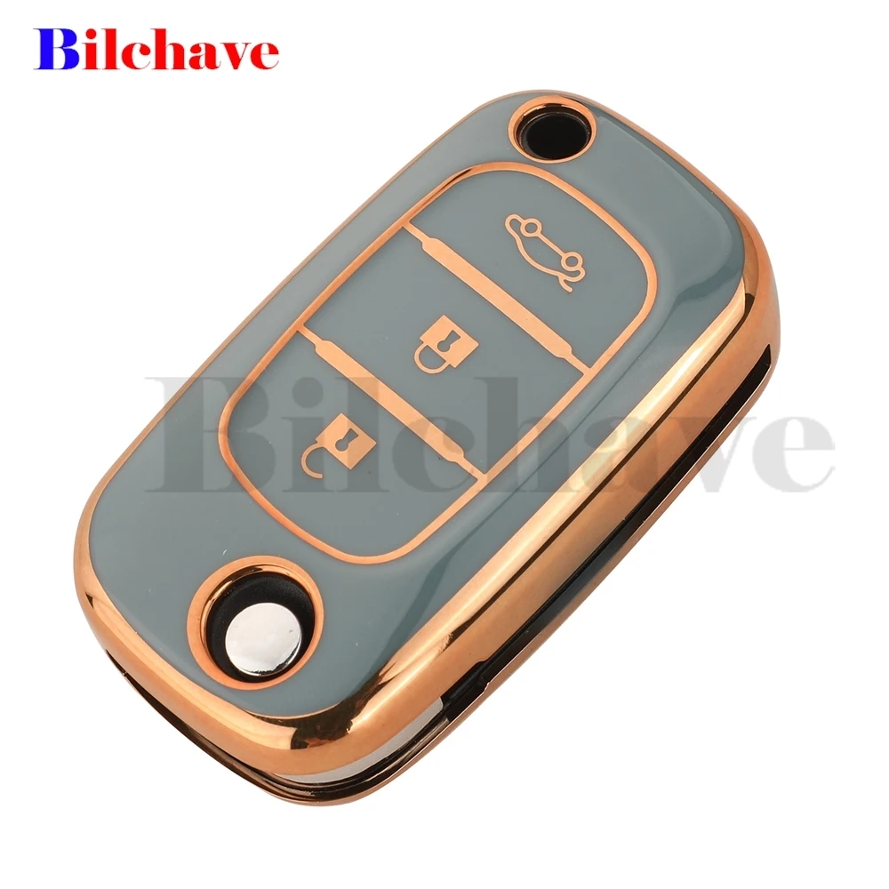 jingyuqin TPU Car Key Case--Renault Fluence Clio Megane Kangoo Lacia LADA Largus Kalina Granta Vesta X-Ray Benz Smart Fortwo