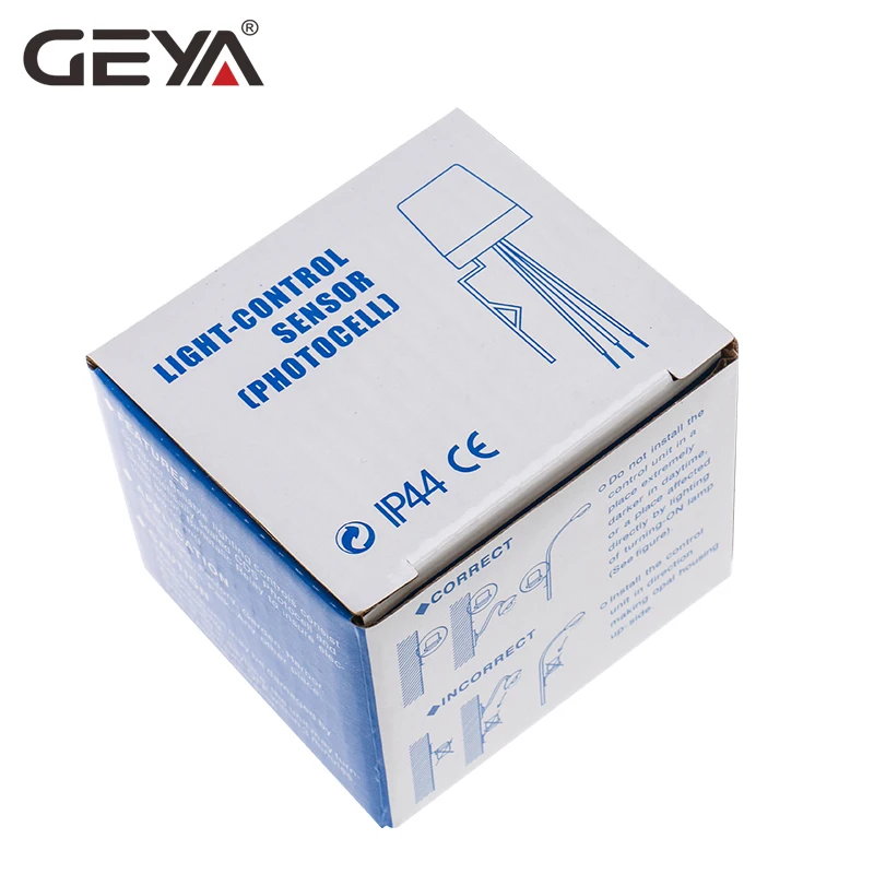 GEYA Photo Sensor Light Sensor Operated Auto Photocell Street Photoelectric Light Control Switch Max 30A