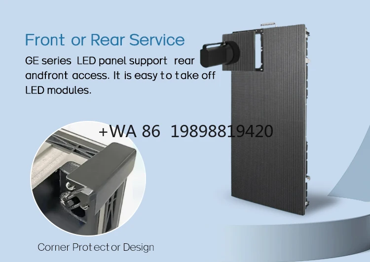 Customized P2.604 P2.976 P3.91 P4.81 500mm*1000mm Outdoor Indoor Rental LED Panels Screen for Concert
