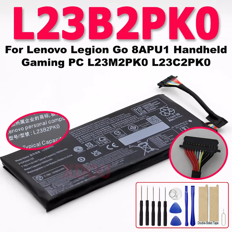 

75 Втч 81 Втч Новый аккумулятор расширенной емкости L23B2PK0 для Lenovo Legion Go 8APU1 AMD Z1 Extreme Gaming Handheld PC L23M2PK0 L23C2PK0