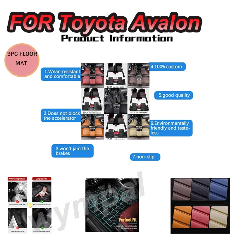 

Роскошные автомобильные коврики для Toyota Avalon XX40 2013 ~ 2018 прочный водонепроницаемый ковер роскошный кожаный коврик автомобильные аксессуары авто коврики