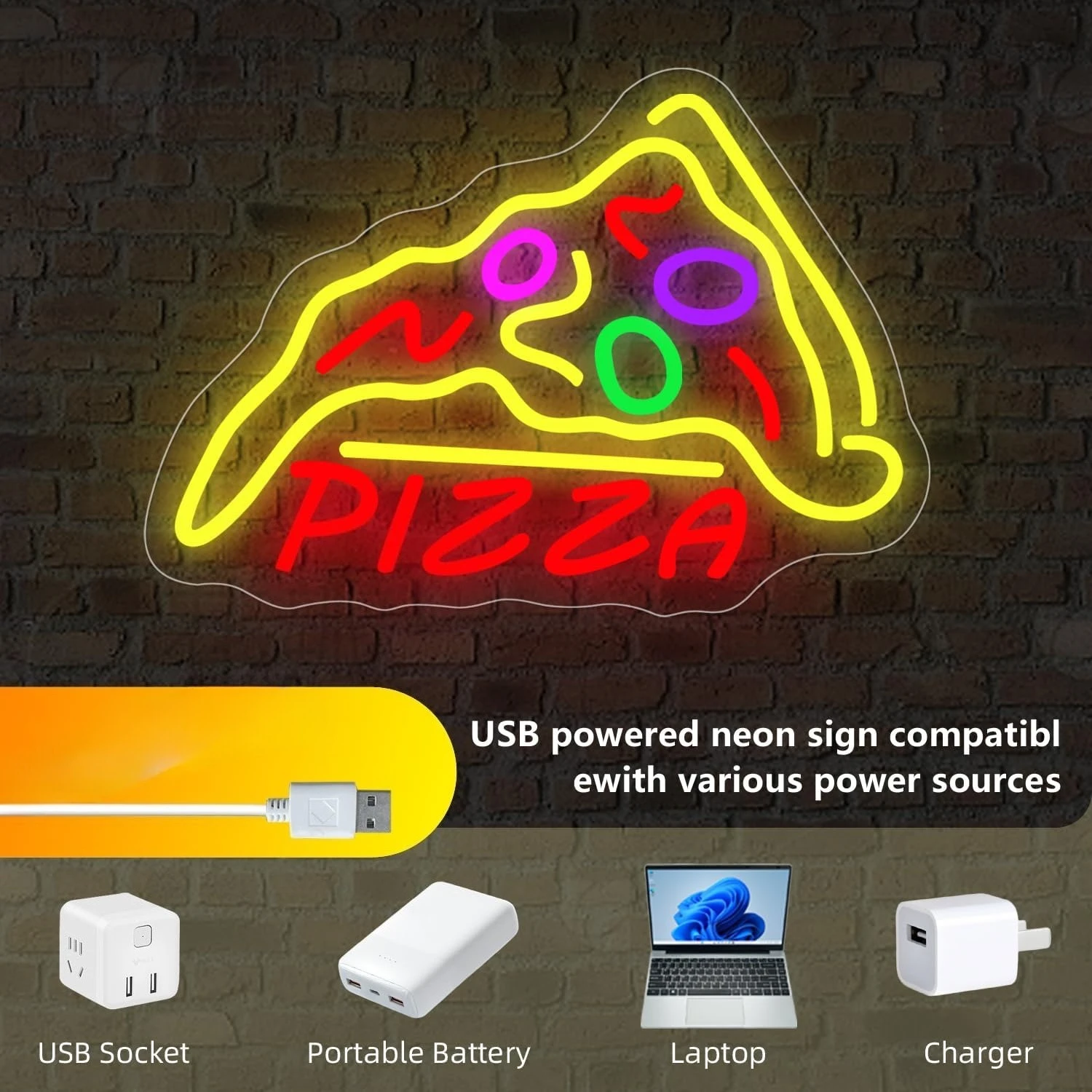 Pizza Neon Tabela İşletme Sana - Commercial Kitchen Store incelemesi ve fiyatı
