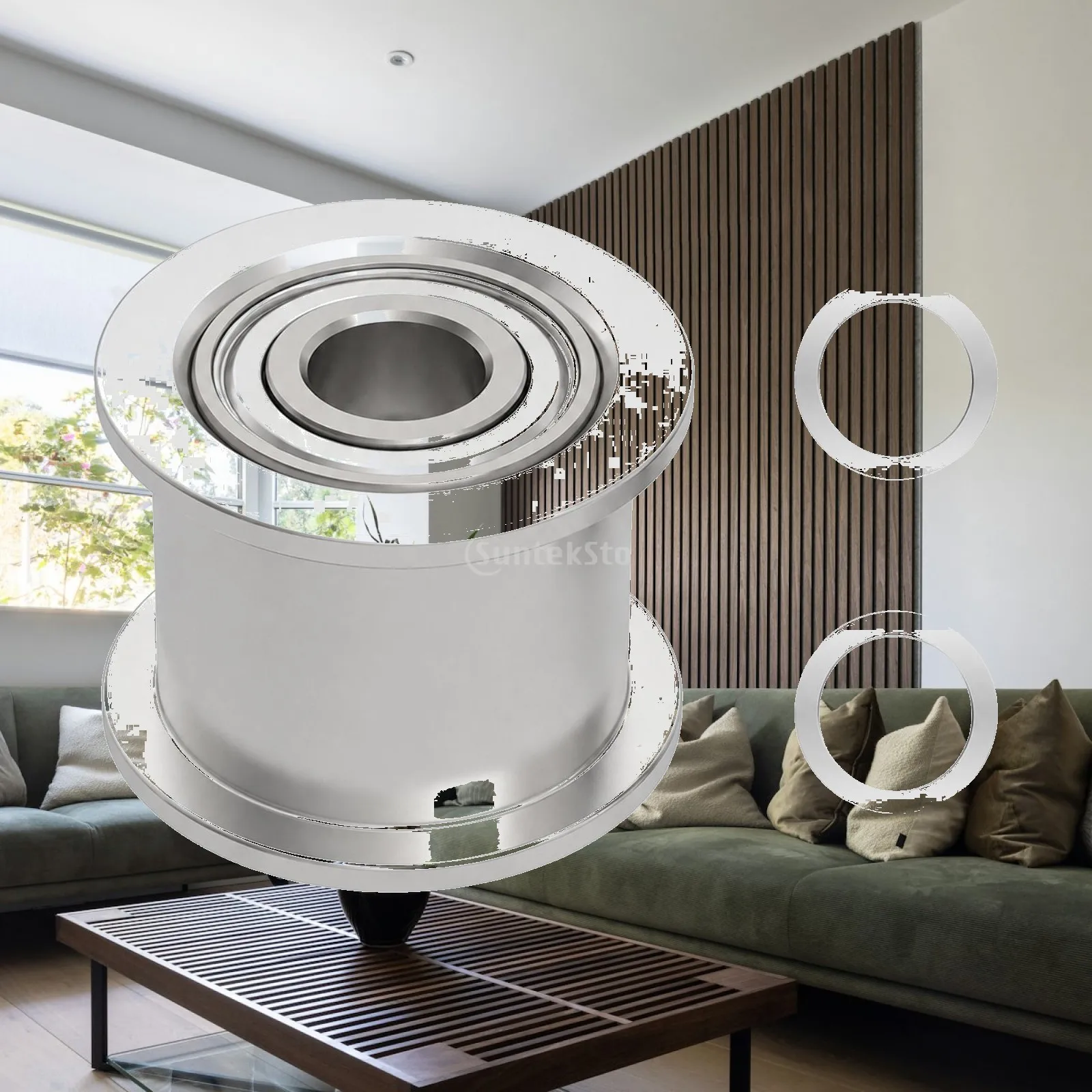 3D Printer XY Axis Idler Pulley Silver Finish Bearing Wheel for A1 Mini Belt Tracking Upgrade Accessory Part