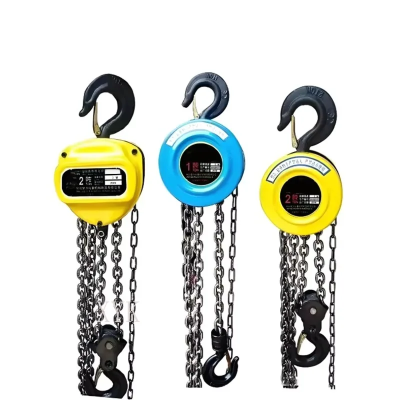 1/2/3/5/10T Hand Chain Hoist Manual Lever Hoist Chain Block Manual Hoist Construction Site Crane - view 4