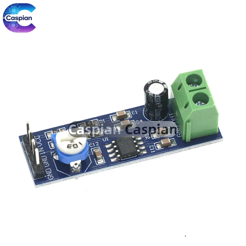 5/10/PCS LM386 module 200 times gain audio amplifier module mono audio power amplifier board