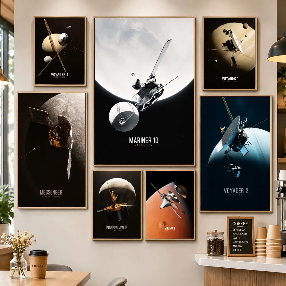 Space Deep Probe Astronomy Cosmic Science Style Poster HD Wall Decor Apartment Dorm Office Cafe Bedroom Home Gift