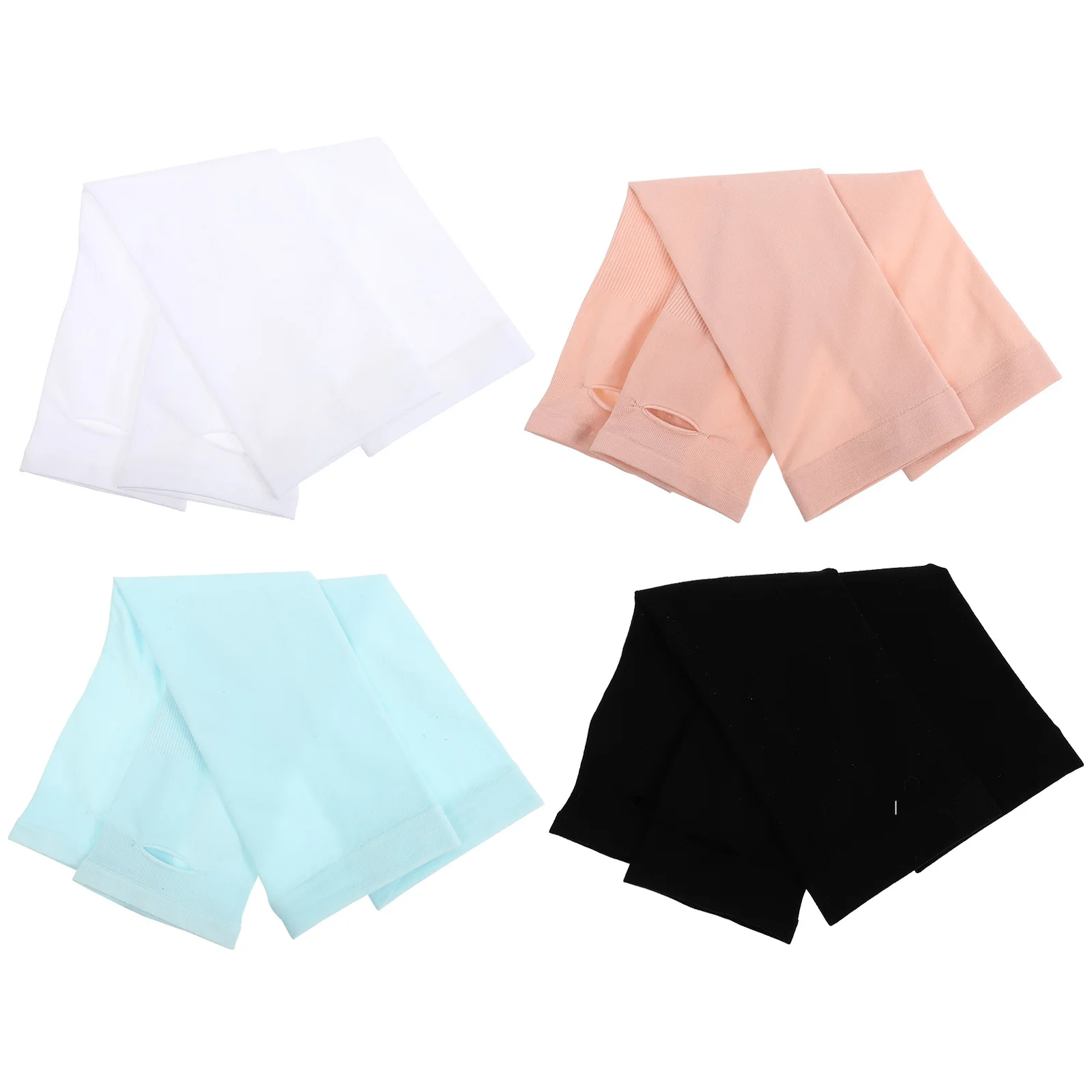 4 ペア日焼け防止アイススリーブ冷却アームカバー夏のアウトドアスポーツアームスリーブソフトで通気性のある