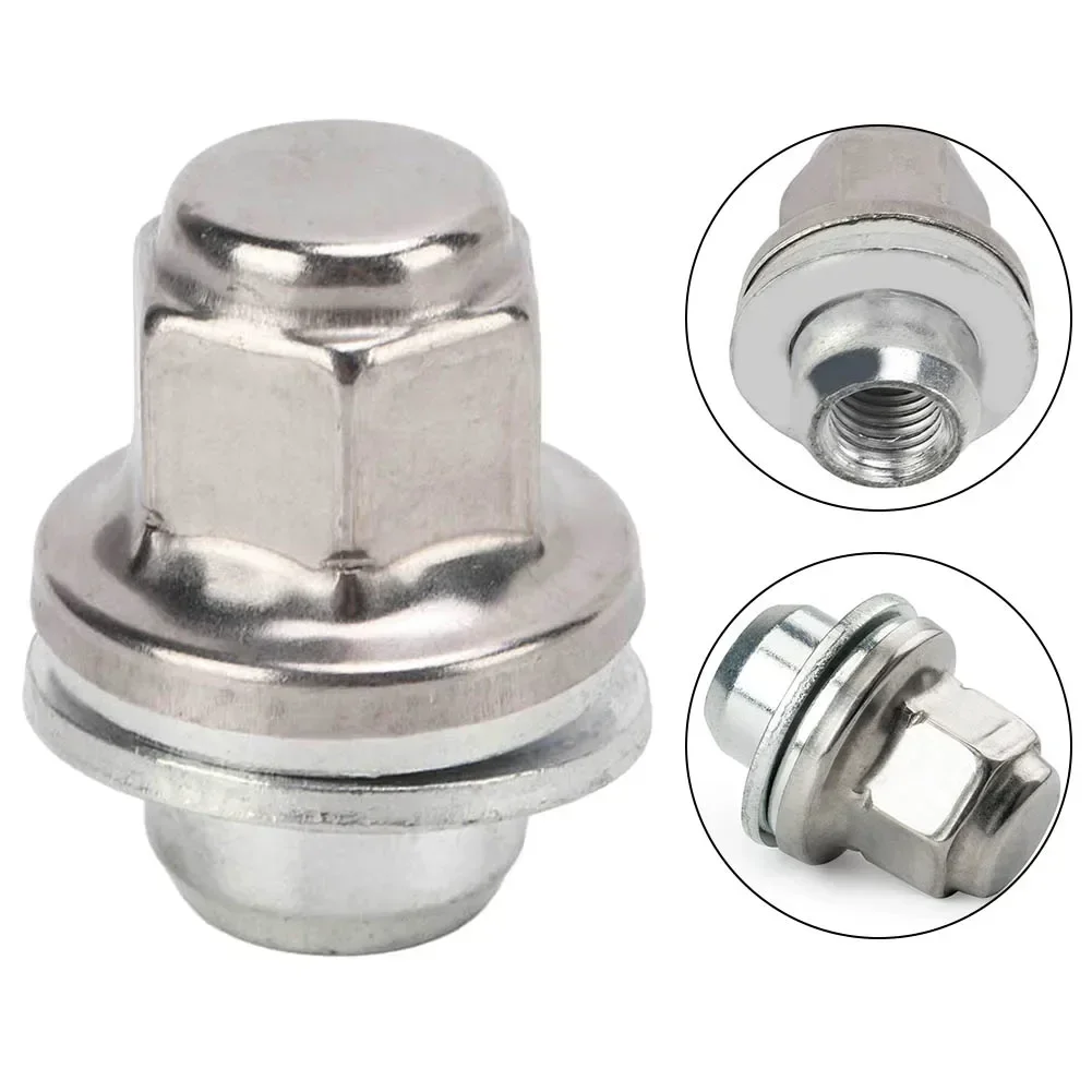Premium Silver C2C35294 Iron Wheel Lug Nut Replacement for Jaguar XJ XK XF S X Type Enhances Vehicle Performance