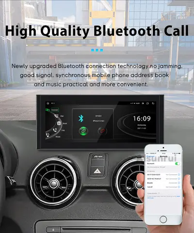 10,25-tums HD-skärm Android 14 för Audi A1 2012-2018 RMC/HN+R bilmultimediaspelare Carplay-huvudenhet Android Auto Smart Systems 8 best sales Audi A1-radio - №5