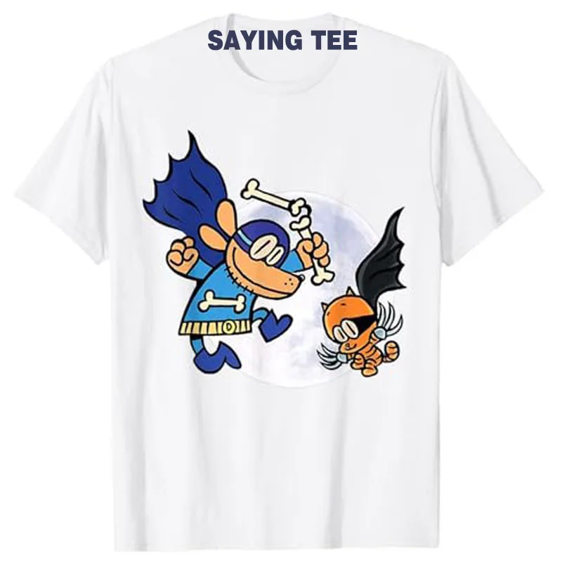 Hund und Katze wesentliche T-Shirt niedlichen Comics Grafik Outfit Jungen Mode Kurzarm Blusen Söhne Geburtstags geschenk sagen T-Shirts – Detail 7