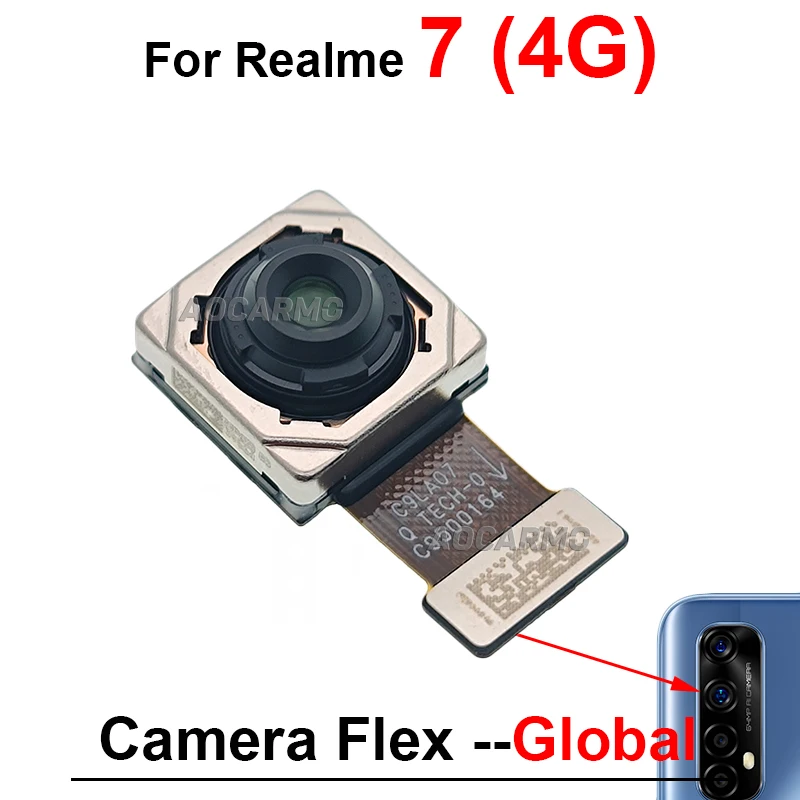 For Realme 6 7 8 Pro 6i 8i 6s 6Pro Repair Parts Rear Back Main Camera Module Replacement