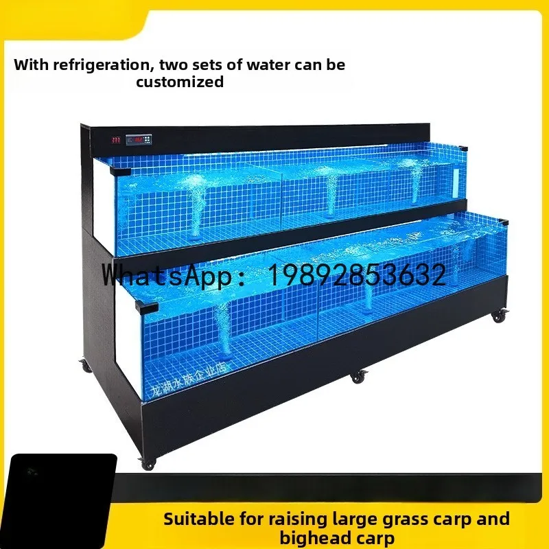 CZ Mobile Seafood Pool Commercial Integrated Restaurant  Seafood Fish Tank Aquatic Products Store Supermarket Seafood Tank