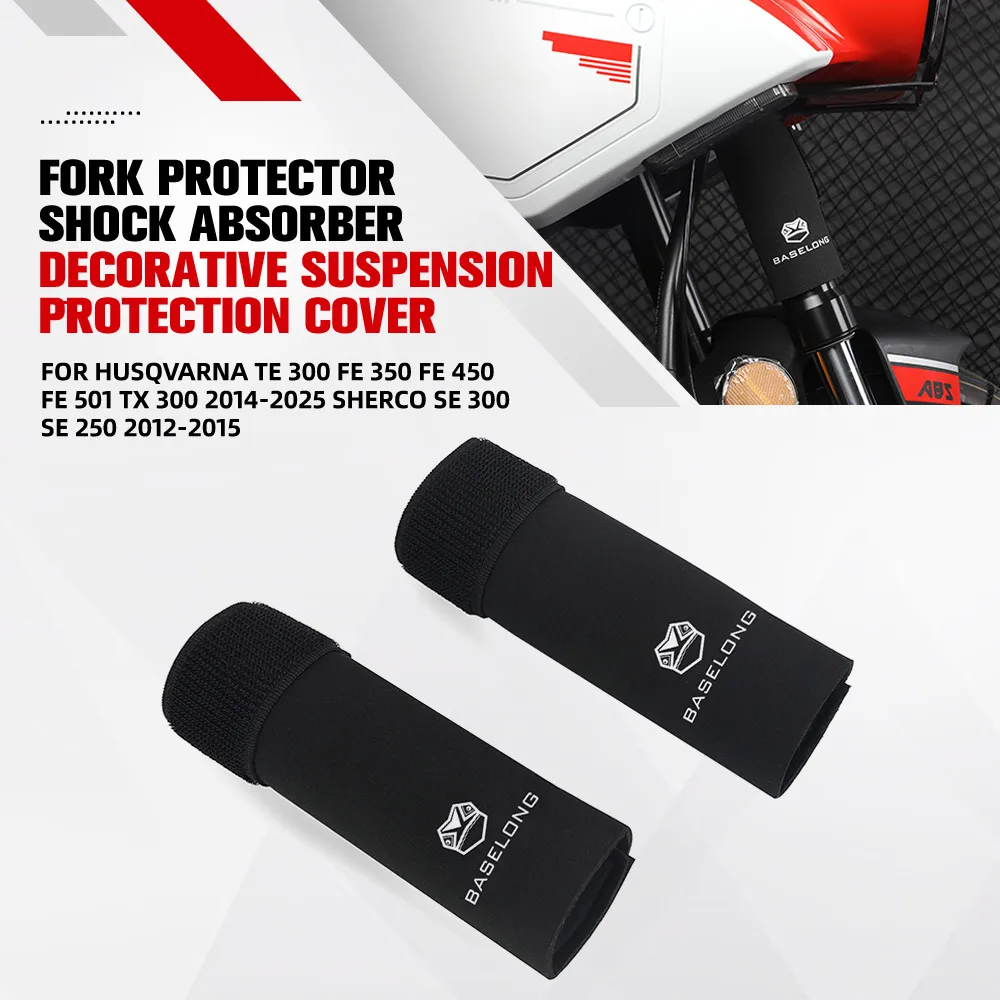 

Front Fork Sock Guard Mud Scraper Kit For Husqvarna TE 300 FE 350 FE 450 FE 501 TX 300 2014-2025 Sherco SE 300 SE 250 2012-2015
