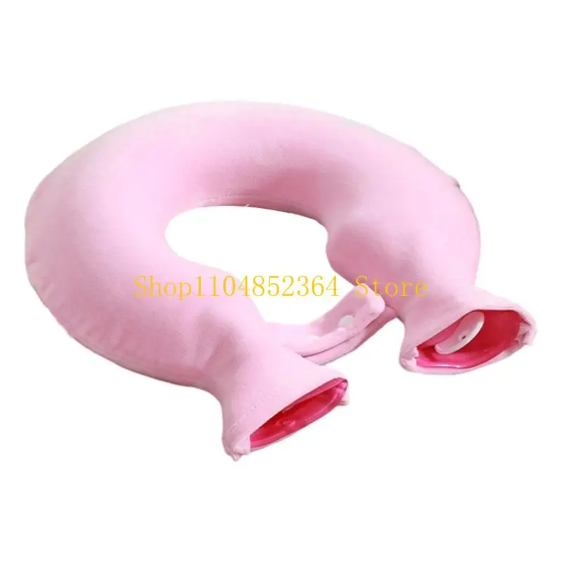 652F Hot Water Bottle For Neck Shoulder Relief Cold And Heat U Design Hot Water Bag for Hot Compress Winter Neck Warmer