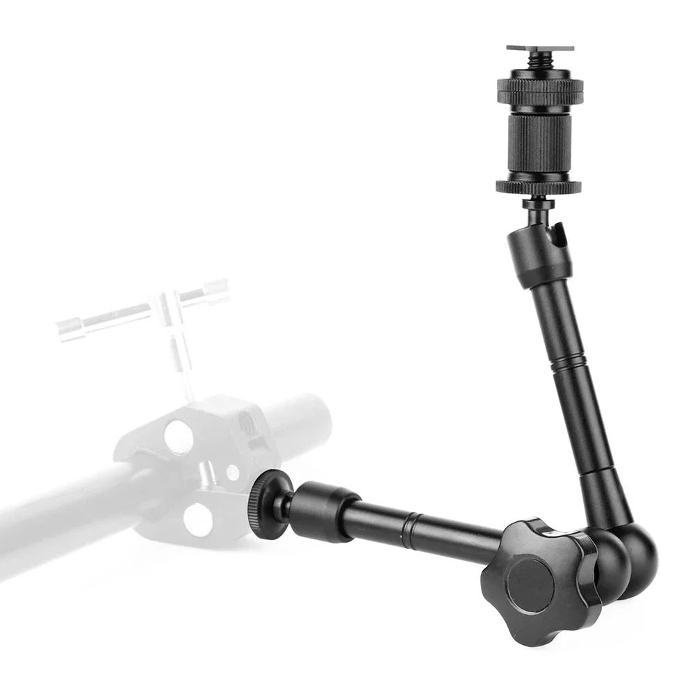 23in/11in/7in Adjustable Friction Articulating Magic Arm for Super Crab Clamp LED Light Flash LCD Monitor SLR Cameras