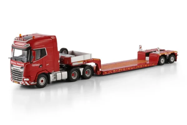 

Diecast Model WSI 1:50 Scale DAF XG+ MY25 6X4 Axle Nootboom,Low Board Transport Truck Trailer Vehicle Alloy Model Gift,6073366