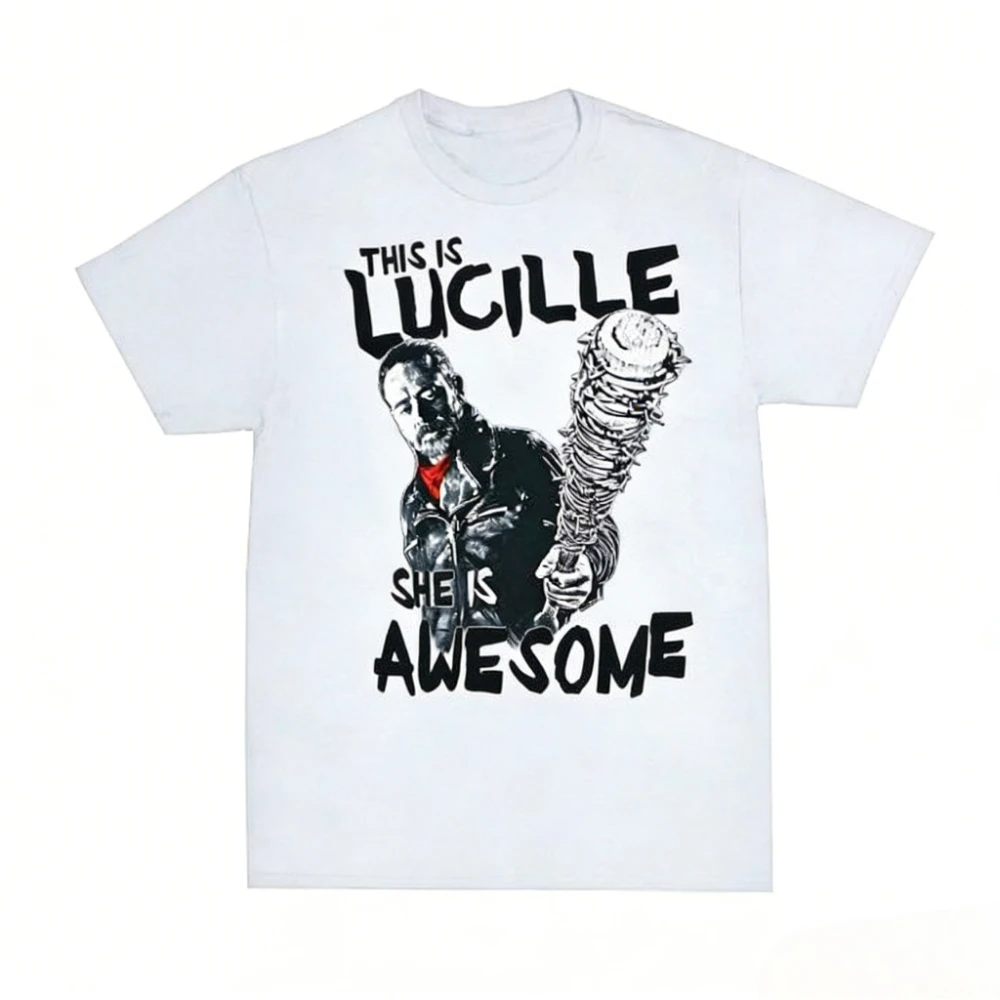 The Walking Dead Negan This Is Lucille Vintage TV Series Tee Mens Womens Iconic Lucille Swing Graphic Casual 2026 Summer T-Shirt - view 5